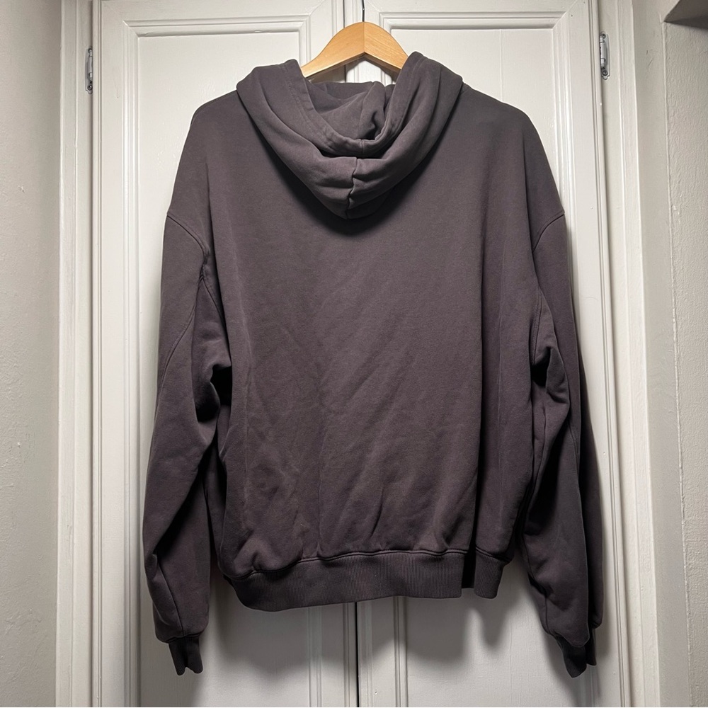 Vanquish Fitness Hoodie Dark Brown Gym Size Large Comfy Better Than Yesterday - Picture 5 of 6